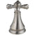 Delta Cassidy Collection Stainless Steel Finish Roman Tub Cross Handles - Quantity 2 Included 579647