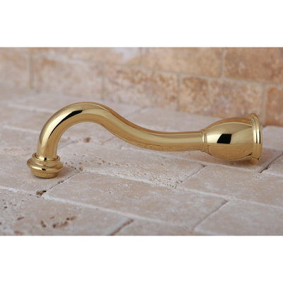 Kingston Brass Bathroom Accessories Polished Brass Heritage 8" Tub Spout K1887A2