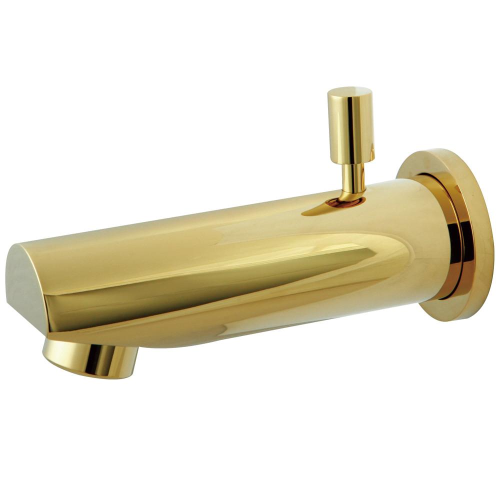 Kingston Brass Bathroom Accessories Polished Brass 6" Diverter Tub Spout K8184A2
