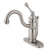 Kingston Brass Satin Nickel Single Handle Bathroom Faucet w Drain KB1408BL