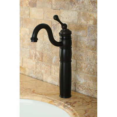 Kingston Oil Rubbed Bronze Single Handle Vessel Sink Bathroom Faucet KB1425BL
