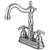 Kingston Brass Chrome Two Handle 4" Centerset Bar Prep Sink Faucet KB1491TX