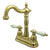 Kingston Polished Brass Two Handle 4" Centerset Bar Prep Sink Faucet KB1492PL