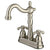 Kingston Satin Nickel Two Handle 4" Centerset Bar Prep Sink Faucet KB1498TX