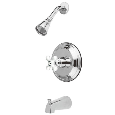 Kingston Brass Chrome Single Handle Tub and Shower Combination Faucet KB3631PX