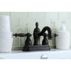 Kingston Brass Oil Rubbed Bronze Templeton 4" Centerset Bathroom Faucet KB3905TL