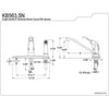 Kingston Brass Satin Nickel Single Handle Kitchen Faucet With Sprayer KB563SN