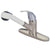 Kingston Chrome Single Handle Pull-Out Kitchen Faucet with Satin Spray KB6707LL