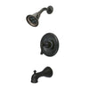 Kingston Oil Rubbed Bronze Single Handle Tub and Shower Combination Faucet