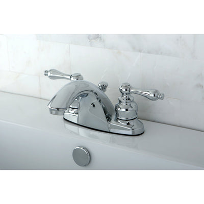 Kingston English Country 2 handle Chrome 4" Centerset Bathroom Faucet KB7641AL