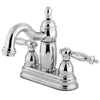 Kingston Brass Chrome Templeton 4" Centerset Bathroom Lavatory Faucet KB7901TL
