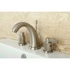 Satin Nickel NuvoFusion Widespread bathroom Faucet w/ Drain KB8988NDL