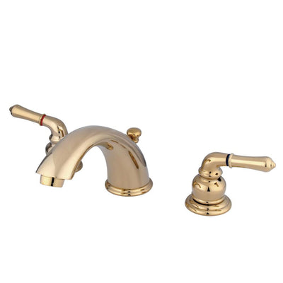 Kingston Polished Brass 8"-16" Widespread Bathroom Faucet w Pop-up KB962