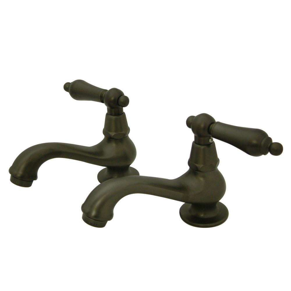 Kingston Oil Rubbed Bronze Basin Sink Vintage Style Bathroom Faucet KS1105AL