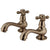 Kingston Brass Satin Nickel Basin Sink Vintage Style Bathroom Faucet KS1108AX