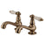 Kingston Brass Satin Nickel Basin Sink Vintage Style Bathroom Faucet KS1108PL
