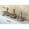 Kingston Satin Nickel 2 Handle Widespread Bathroom Faucet w Pop-up KS1168NL