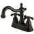 Kingston Oil Rubbed Bronze French Country 4" Center Set Bathroom Faucet KS1605TX