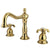 Kingston Brass Polished Brass French Country Widespread Bathroom Faucet KS1972TX