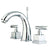 Kingston Brass Claremont Chrome Widespread Bathroom Faucet w/ drain KS2961CQL
