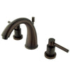 Oil Rubbed Bronze Two Handle Widespread Bathroom Faucet w/ Brass Pop-Up KS2965DL