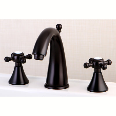 Kingston English Country Oil Rubbed Bronze Widespread Bathroom Faucet KS2975BX