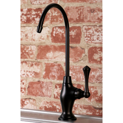 Kingston Oil Rubbed Bronze English Vintage 1/4 Turn Water Filter Faucet KS3195BL