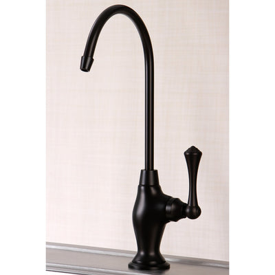 Kingston Oil Rubbed Bronze English Vintage 1/4 Turn Water Filter Faucet KS3195BL