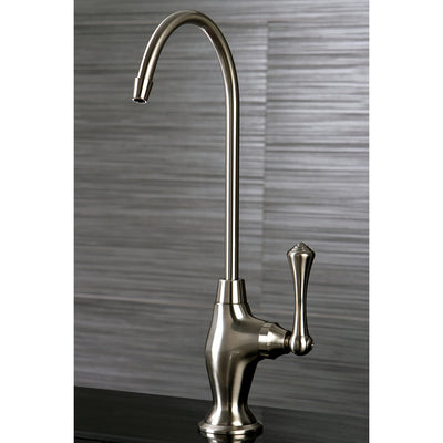 Kingston Satin Nickel English Vintage 1/4 Turn Water Filter Faucet KS3198BL