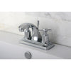 Kingston Brass KS4641ZX 4" Centerset Bathroom Faucet Polished Chrome