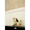 Kingston Brass KS4642ZX 4" Centerset Bathroom Faucet Polished Brass