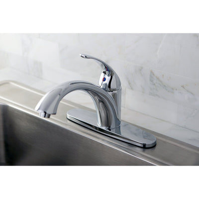 Kingston Brass Chrome Single Handle Kitchen Faucet KS6571VLLS