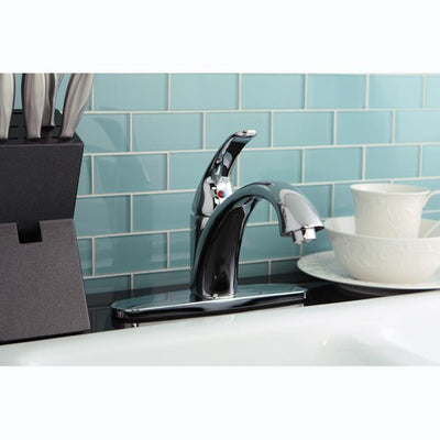 Kingston Brass Chrome Single Handle Kitchen Faucet KS6571VLLS