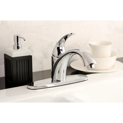 Kingston Brass Chrome Single Handle Kitchen Faucet KS6571VLLS