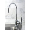 Kingston Brass Chrome Georgian kitchen water filtration faucet KS7191GL