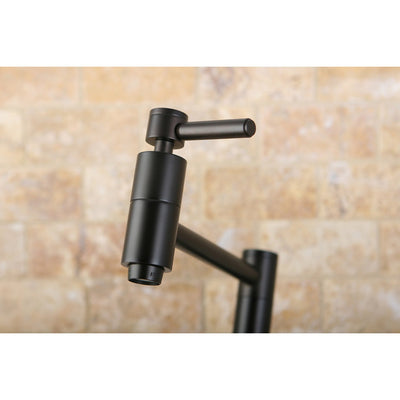 Kingston Brass Concord Oil Rubbed Bronze Wall-Mount Pot Filler Faucet KS8105DL
