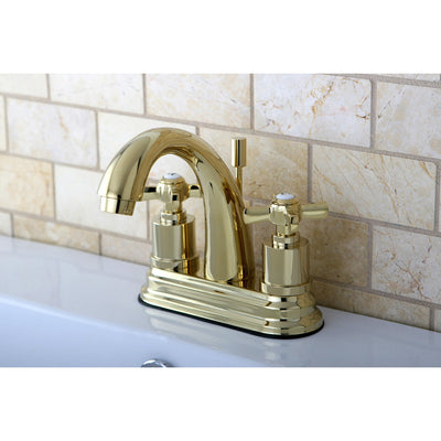 Kingston Brass KS8612ZX 4" Centerset Bathroom Faucet Polished Brass