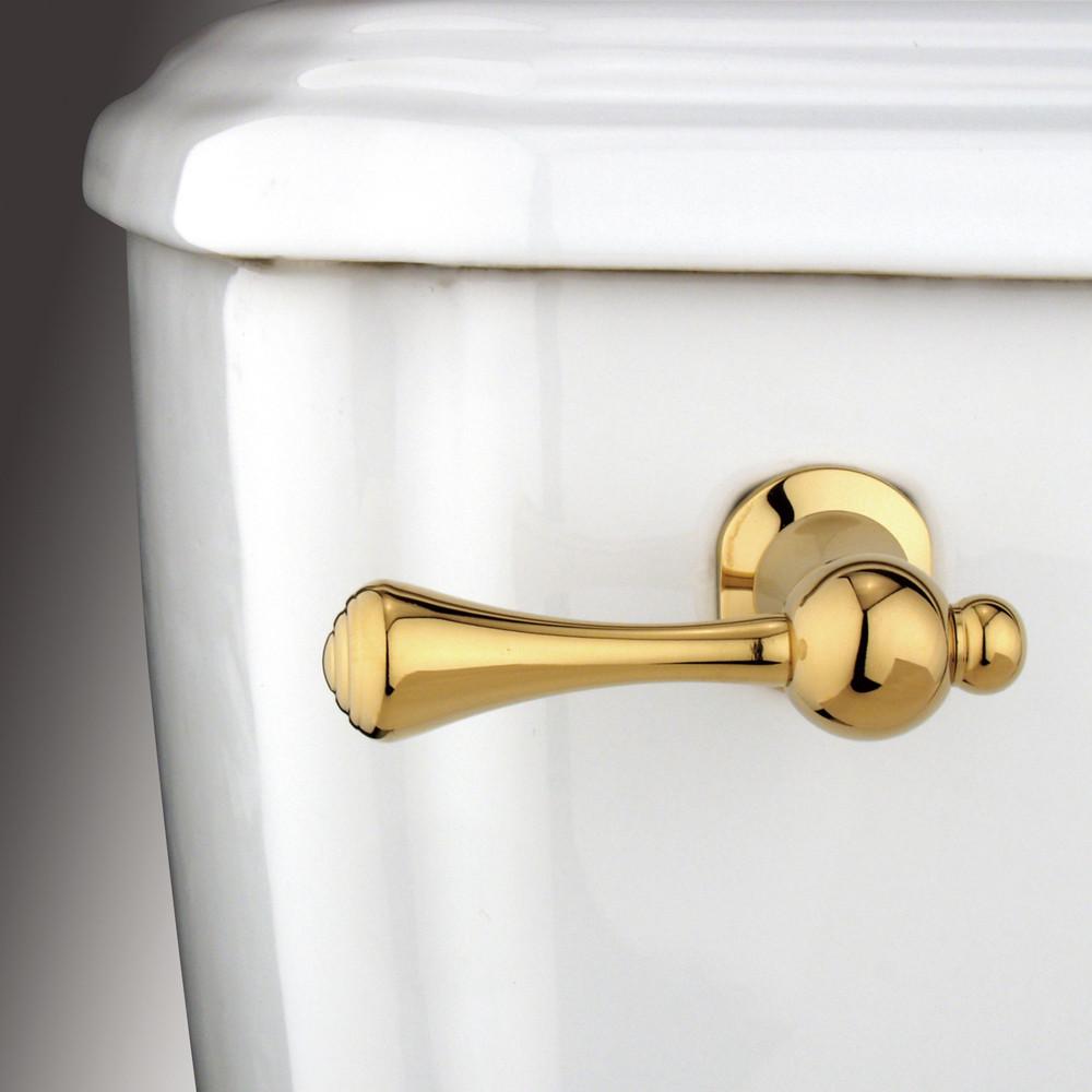 Kingston Brass Polished Brass Buckingham Toilet Tank Flush Handle Lever KTBL2