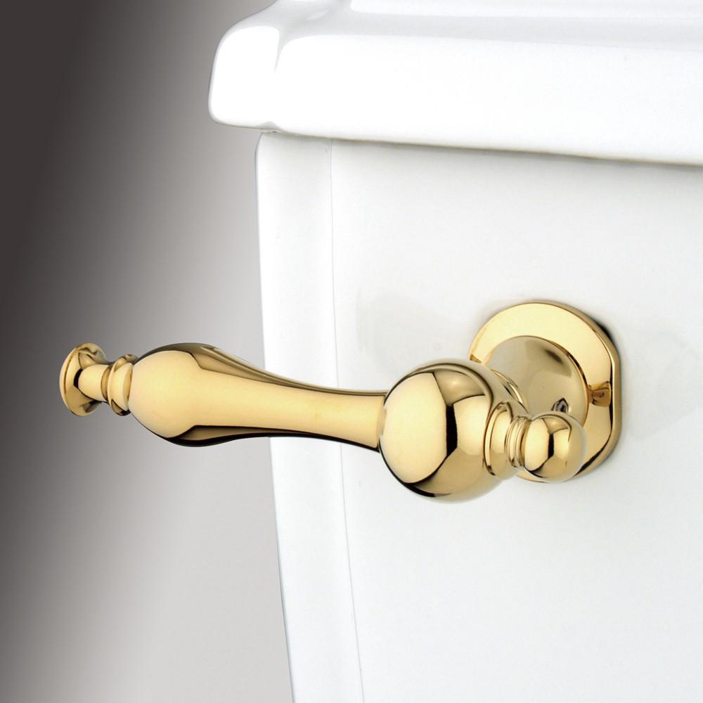 Kingston Brass Polished Brass Naples Toilet Tank Flush Handle Lever KTNL2