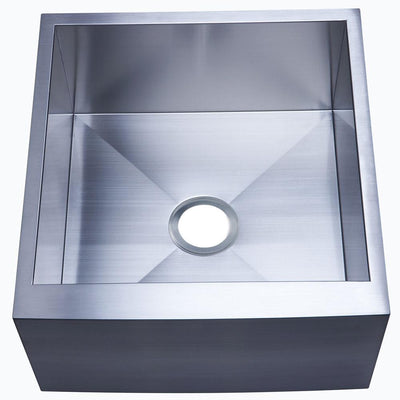 Brushed Nickel Single Bowl Farmhouse Undermount Kitchen Sink KUF212110BN