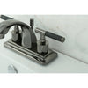Kingston Water Onyx Black Nickel finish Centerset Bathroom Sink Faucet NS4640DKL