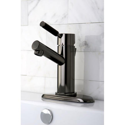 Kingston Water Onyx Black Nickel finish Single Handle Bathroom Faucet NS8420DKL
