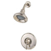 Price Pfister Portola 1-Handle Shower Faucet Trim Kit in Brushed Nickel (Valve Not Included) 461040