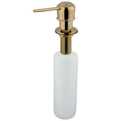 Kingston Polished Brass Heritage deck mount Easy Fill Soap Dispenser SD1602