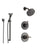 Delta Trinsic Venetian Bronze Shower System with Normal Shower Handle, 3-setting Diverter, Modern Round Showerhead, and Handheld Shower SS145981RB