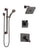Delta Vero Venetian Bronze Finish Shower System with Dual Control Handle, 3-Setting Diverter, Showerhead, and Hand Shower with Grab Bar SS172532RB3