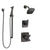 Delta Ashlyn Venetian Bronze Finish Shower System with Dual Control Handle, 3-Setting Diverter, Showerhead, and Hand Shower with Slidebar SS17264RB4