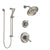 Delta Cassidy Stainless Steel Finish Shower System with Dual Control Handle, 3-Setting Diverter, Showerhead, and Hand Shower with Slidebar SS17297SS5