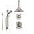 Delta Addison Stainless Steel Shower System with Dual Control Shower Handle, 3-setting Diverter, Large Ceiling Mount Rain Showerhead, and Handheld Shower SS179282SS