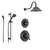 Delta Victorian Venetian Bronze Shower System with Thermostatic Shower Handle, 3-setting Diverter, Large Rain Showerhead, and Handheld Shower SS17T5582RB